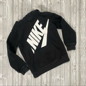 Boys Nike Sweatshirt/Hoodie Pullover Black & White Size 5-Small